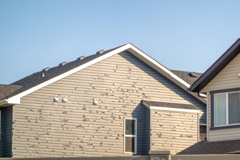 How To Identify And Address Hail Damage On Vinyl Siding - WeatherSeal ...